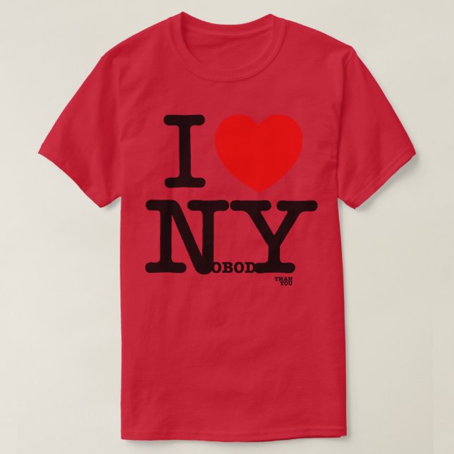 Camiseta ILoveNadieThanYou (Diseño del anverso)