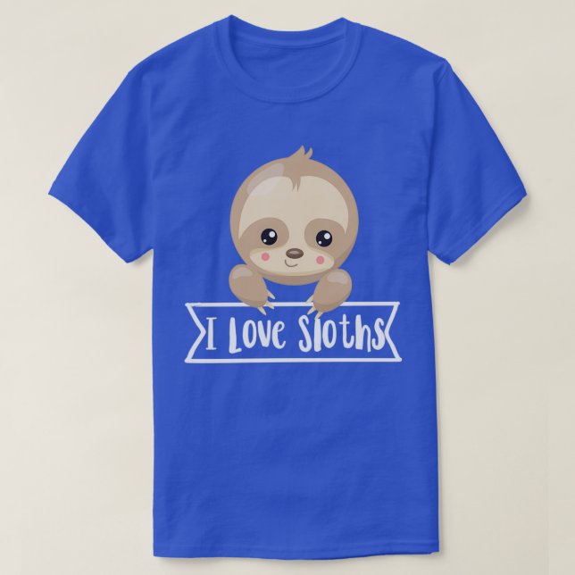 Camiseta Ilovesloth (Diseño del anverso)