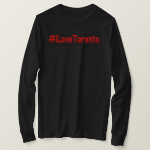 Camiseta "iLoveToronto" Diseño elegante. ¡Hazte con una en 