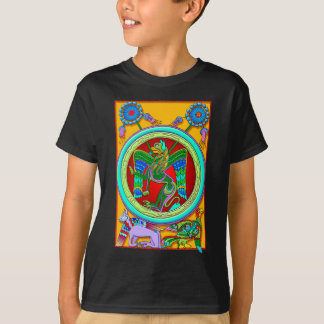Camiseta Iluminación céltica - león con alas