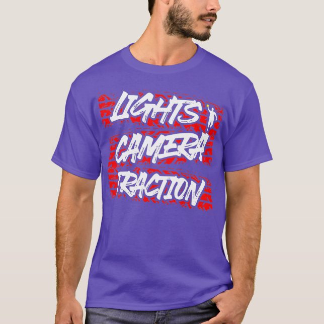 Camiseta Iluminación de la pista de tracción de la cámara p (Anverso)