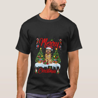 Camiseta Iluminación del árbol de Navidad de mujeres Santa