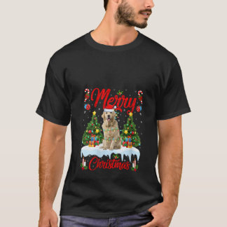 Camiseta Iluminación del árbol de Navidad para mujeres Perr