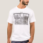 Camiseta Iluminación del Menorah<br><div class="desc">La iluminación de la escuela judía el Menorah (grabar en madera) situado en una colección privada.</div>