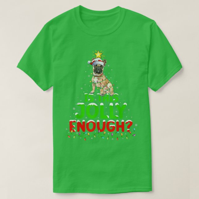 Camiseta Iluminación es este alegre Bulldog francés Chris (Diseño del anverso)