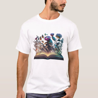 Camiseta Iluminación floral: conocimiento floreciente en ne