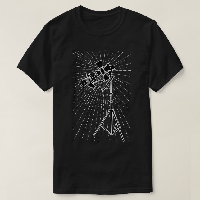 Camiseta Iluminación fotográfica (Diseño del anverso)