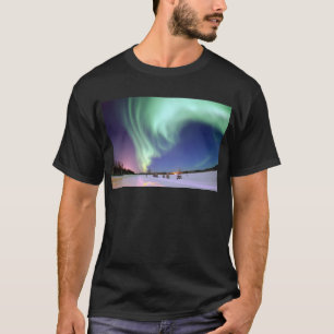 Camiseta Iluminación Norte Cinta De Moda De Luces Brillante