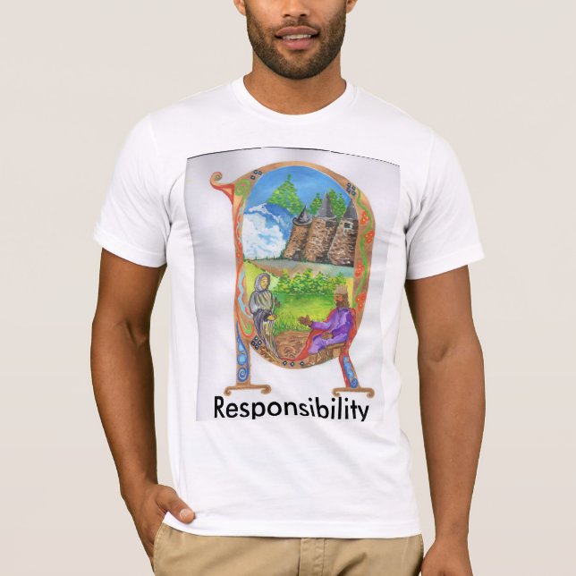 Camiseta iluminada de R (Anverso)