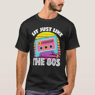 Camiseta Iluminado como el Roller S de Cassette de Televisi