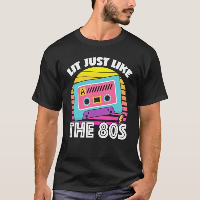 Camiseta Iluminado como el Roller S de Cassette de Televisi (Anverso)