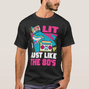 Camiseta Iluminado como los 80 Estética nostalgia de los 80