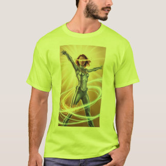 Camiseta Iluminar tu estilo: Manipulación de luz de superhé