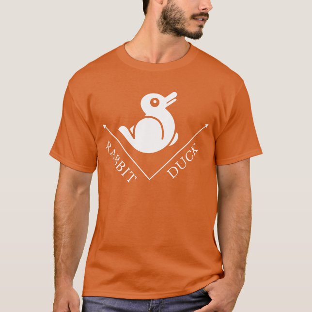 Camiseta Ilusión de conejo de pato (Anverso)