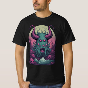 Camiseta Ilusión de Cthulhu sobre la locura del horror