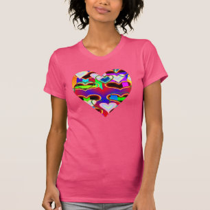 Camiseta Ilusión de los corazones por Kenneth Yoncich