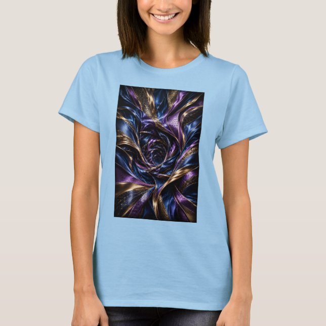 Camiseta Ilusión de Trama de Seda (Anverso)