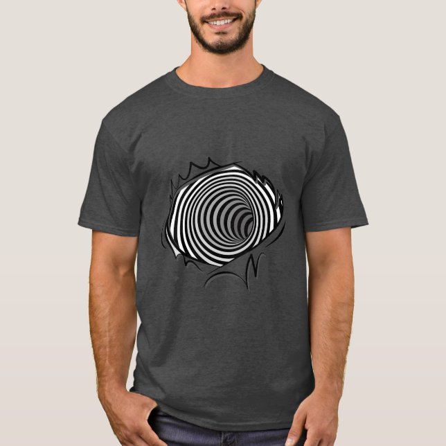 Camiseta Ilusión de túnel Trippy (Anverso)