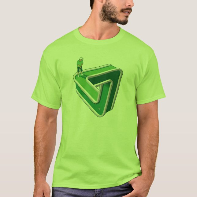 Camiseta Ilusión del jugador de golf (Anverso)