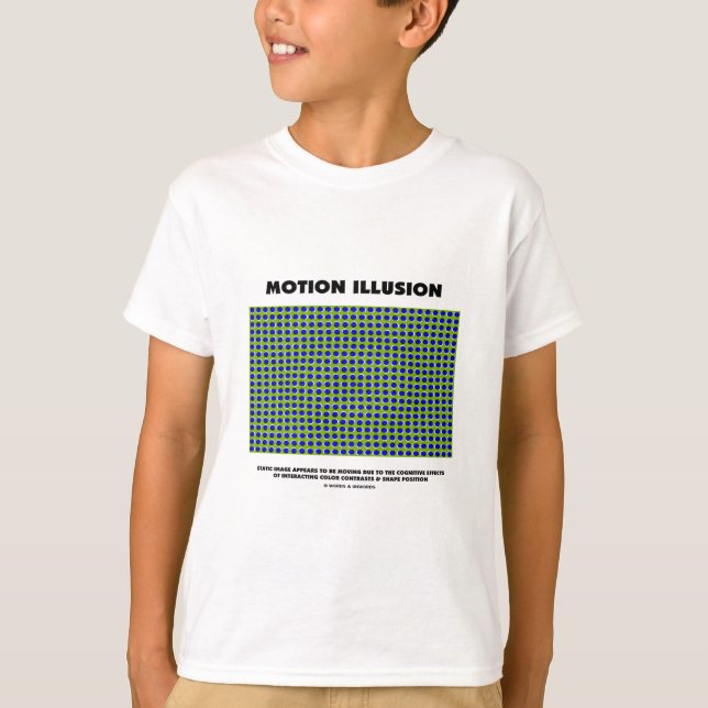 Camiseta Ilusión del movimiento (ilusión óptica) (Anverso)