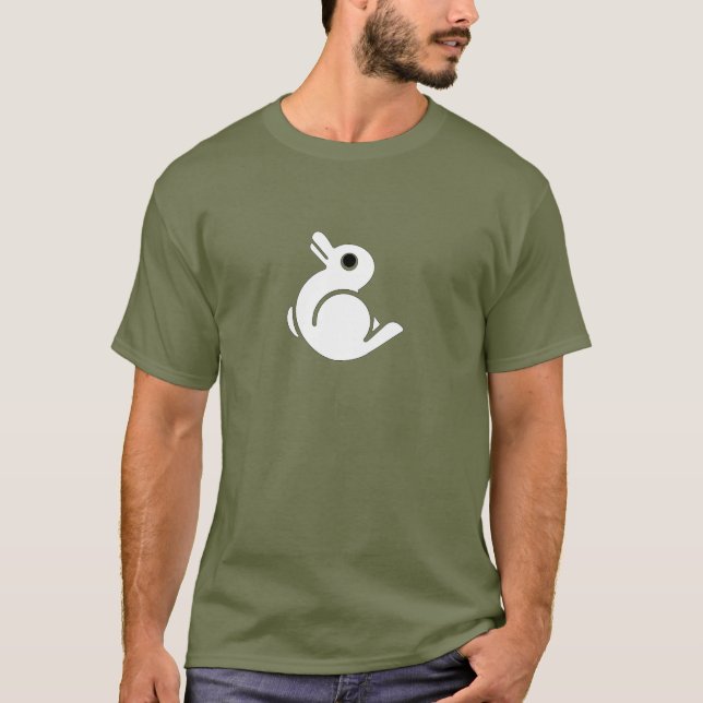 Camiseta Ilusión del pato del conejo (Anverso)