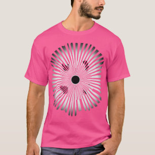 Camiseta Ilusión óptica Arte geométrico