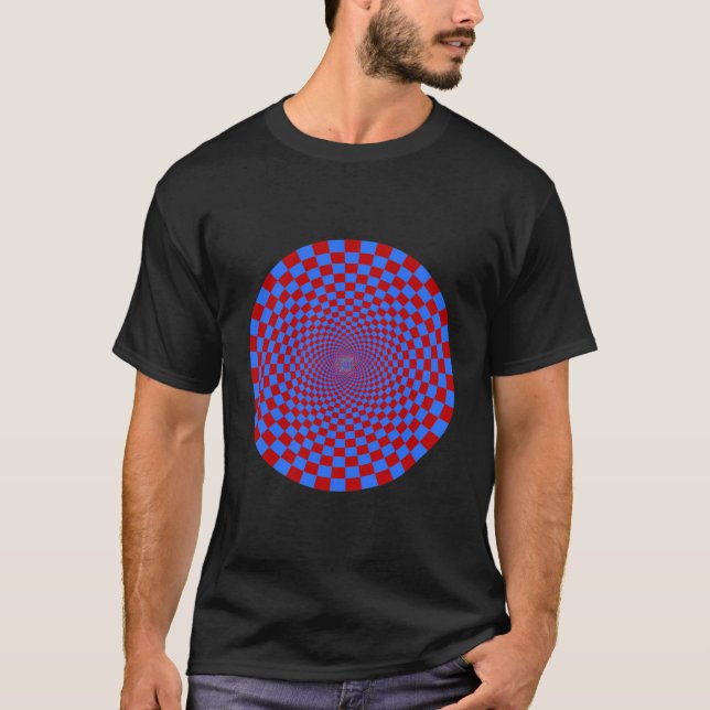 Camiseta Ilusión óptica de corte ocular en 3D (Anverso)
