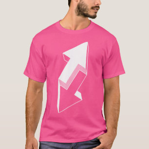 Camiseta Ilusión óptica de flechas confusas