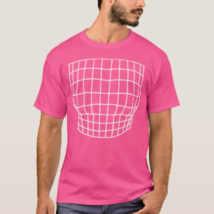 Camiseta Ilusión óptica de pecho magnificado Wo