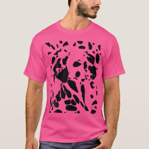 Camiseta Ilusión óptica de perro dálmata (Manchado)