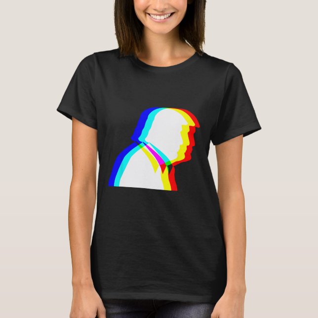 Camiseta Ilusión óptica de Trump Edm  (Anverso)