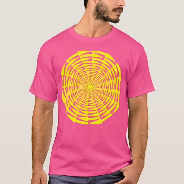 Camiseta Ilusión óptica de vórtice (Anverso)