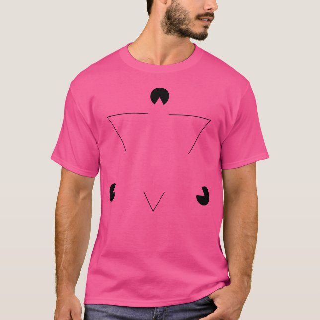 Camiseta Ilusión óptica del triángulo de Kanizsa (Anverso)