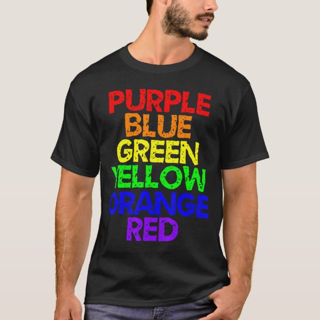Camiseta Ilusión óptica Gracioso regalo de artista de color (Anverso)