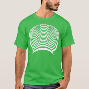Camiseta Ilusión Óptica Gráfica 3D Truco Mental