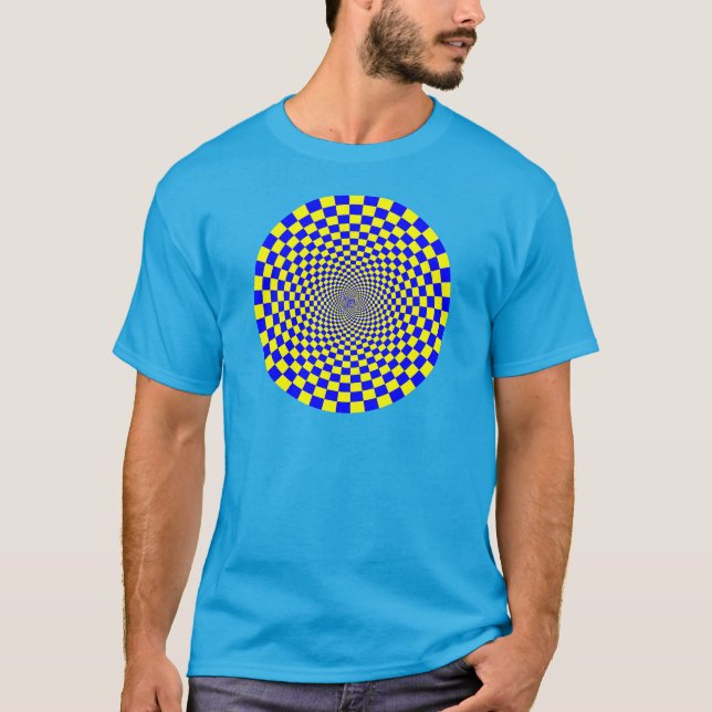 Camiseta Ilusión óptica hipnótica (Anverso)