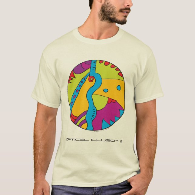 Camiseta Ilusión óptica III (Anverso)