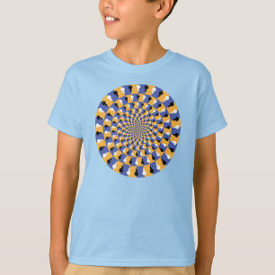 Camiseta Ilusión óptica loca - Círculo infinito