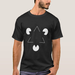 Camiseta Ilusión óptica triangular de Kanizsa