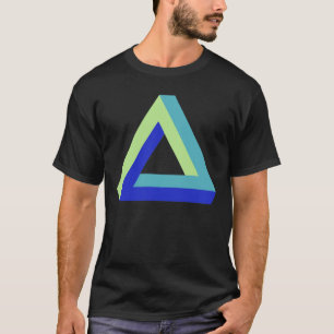 Camiseta Ilusión óptica: triángulo del penrose