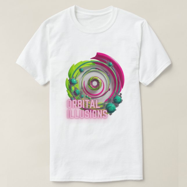 Camiseta Ilusiones orbitales - Sueños orbitales (Diseño del anverso)