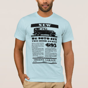 Camiseta Ilustracion 1931 del auto de DeSoto