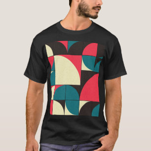 Camiseta Ilustración abstracta geométrica de arte computaci