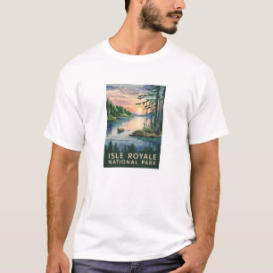 Camiseta Ilustracion acuático de Isle Royale