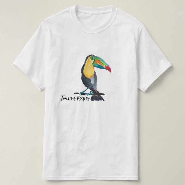 Camiseta Ilustracion acuático Toucan Keeper (Diseño del anverso)