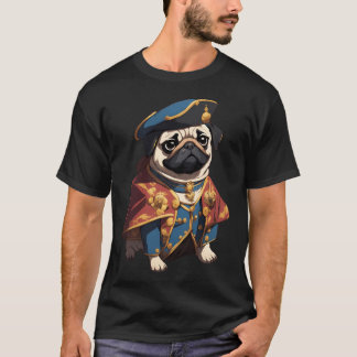 Camiseta Ilustración adorable de clérigo pug sanador - Fant