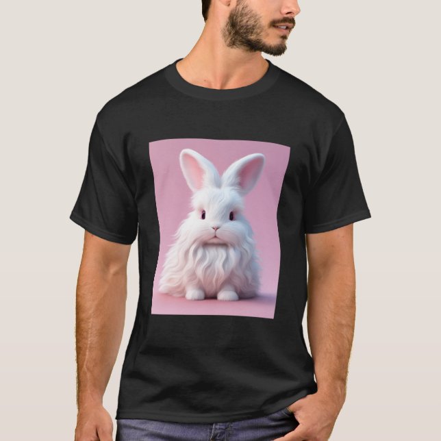 Camiseta Ilustracion Adorable de Conejo (Anverso)