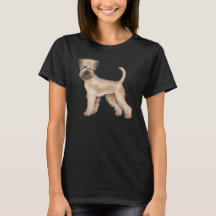 Ilustración adorable del perro Terrier de Trigo de