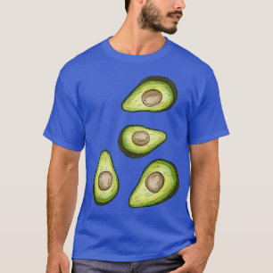 Camiseta Ilustracion aguacate para los amantes de las fruta