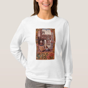 Camiseta Ilustracion alegórico de un alquimista en